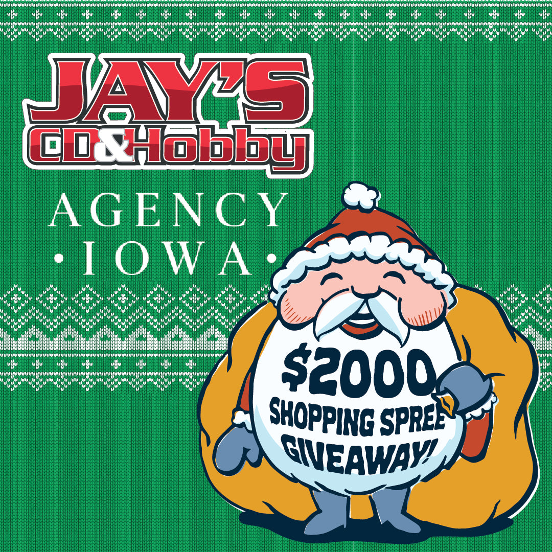 Jays CD And Hobby Agency Iowa Shopping Spree Giveaway Poster