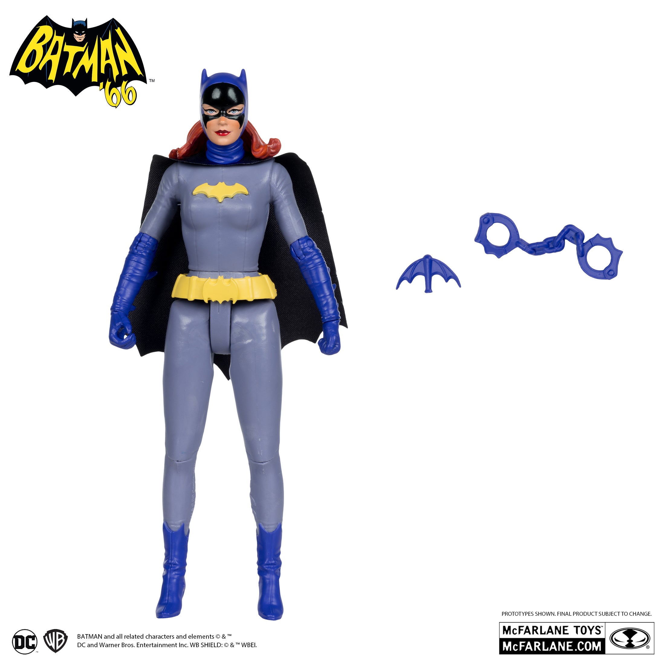 Retro Blue/Grey Batgirl Figure Batman Classic TV Series McFarlane