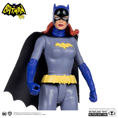 Retro Blue/Grey Batgirl Figure Batman Classic TV Series McFarlane