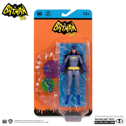 Retro Blue/Grey Batgirl Figure Batman Classic TV Series McFarlane