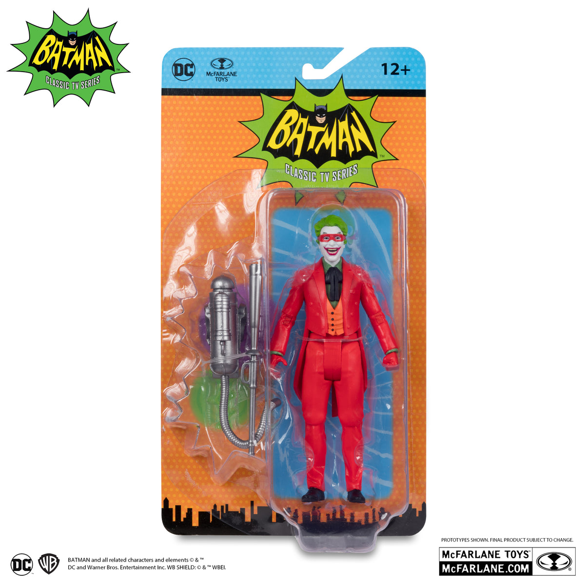 Retro Masked The Joker Figure Batman Classic TV Series McFarlane