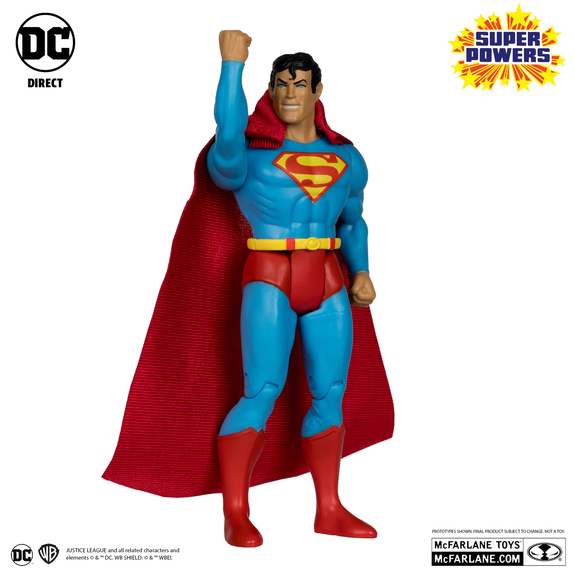 Superman Classic Action Figure DC Comics DC Super Powers McFarlane Toys