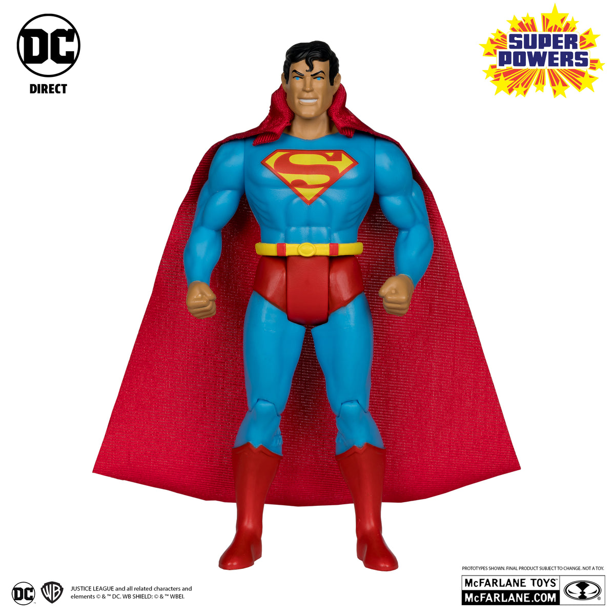 Superman Classic Action Figure DC Comics DC Super Powers McFarlane Toys