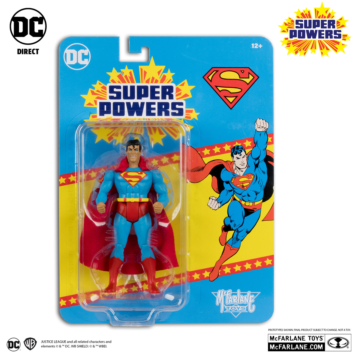Superman Classic Action Figure DC Comics DC Super Powers McFarlane Toys