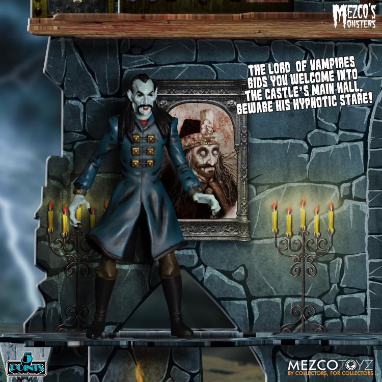 Mezco's Monsters 5 Points - Tower of Fear Deluxe Boxed Set