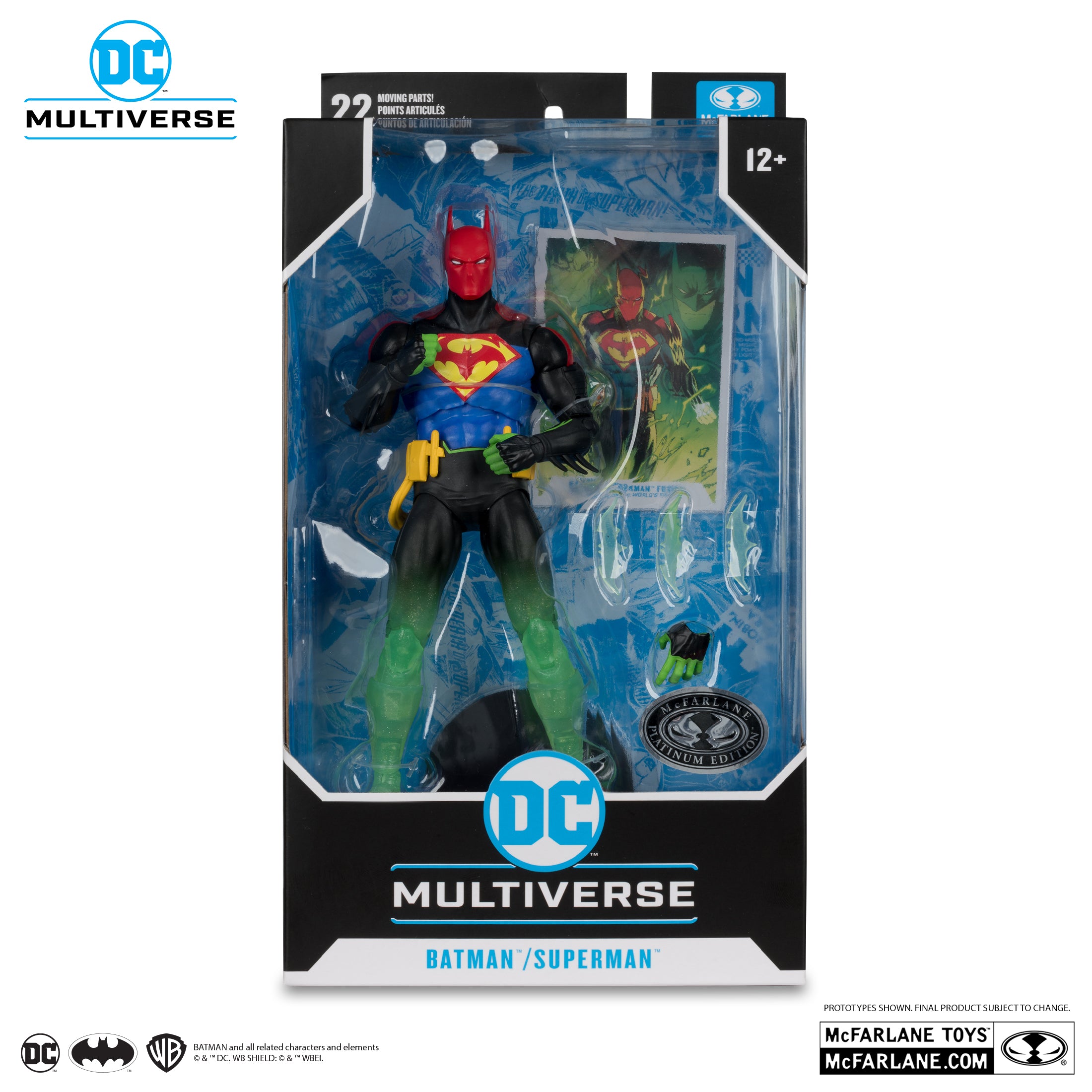 Batman/Superman Fusion Platinum Edition DC Multiverse McFarlane Toys
