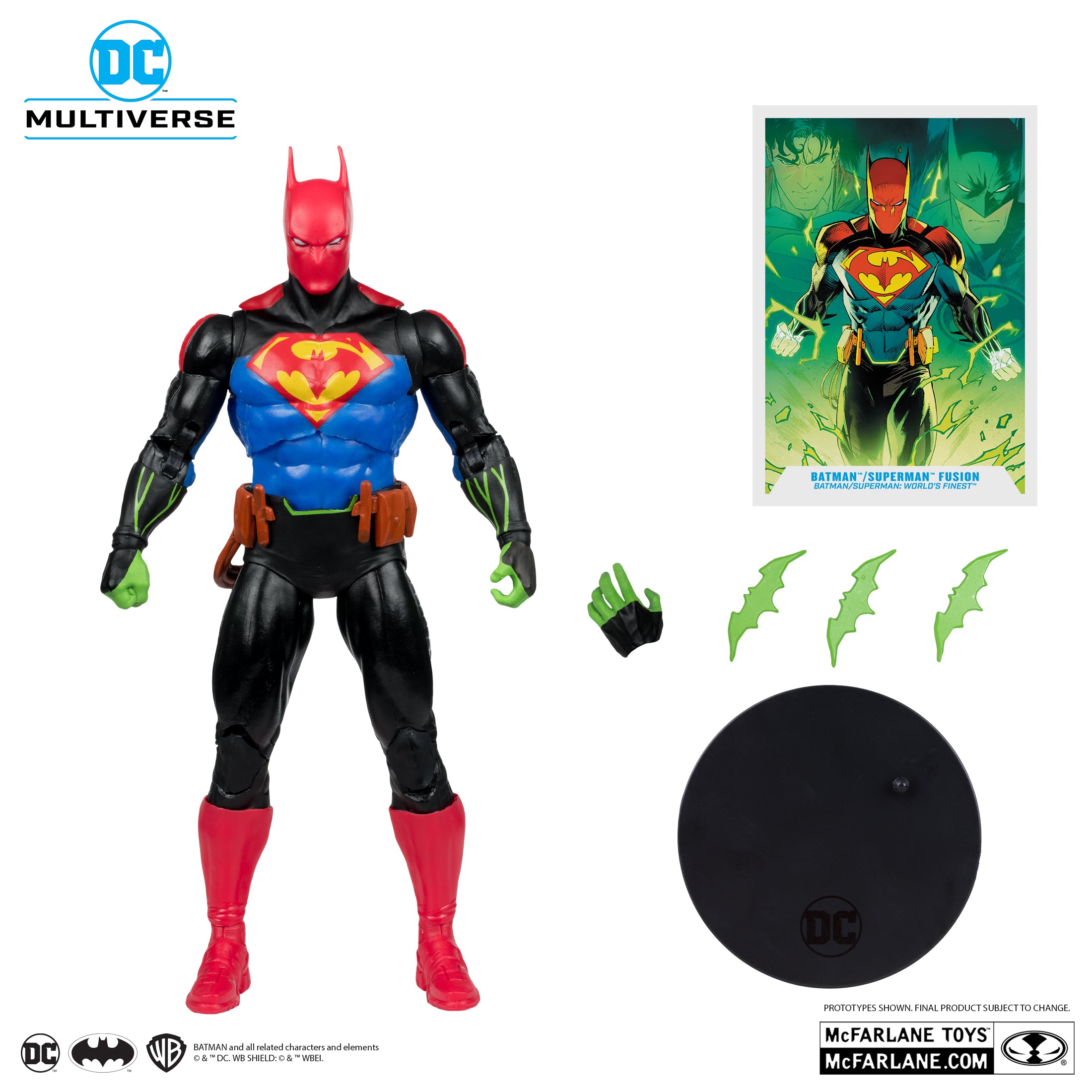 Batman/Superman Fusion Figure DC Multiverse McFarlane Toys