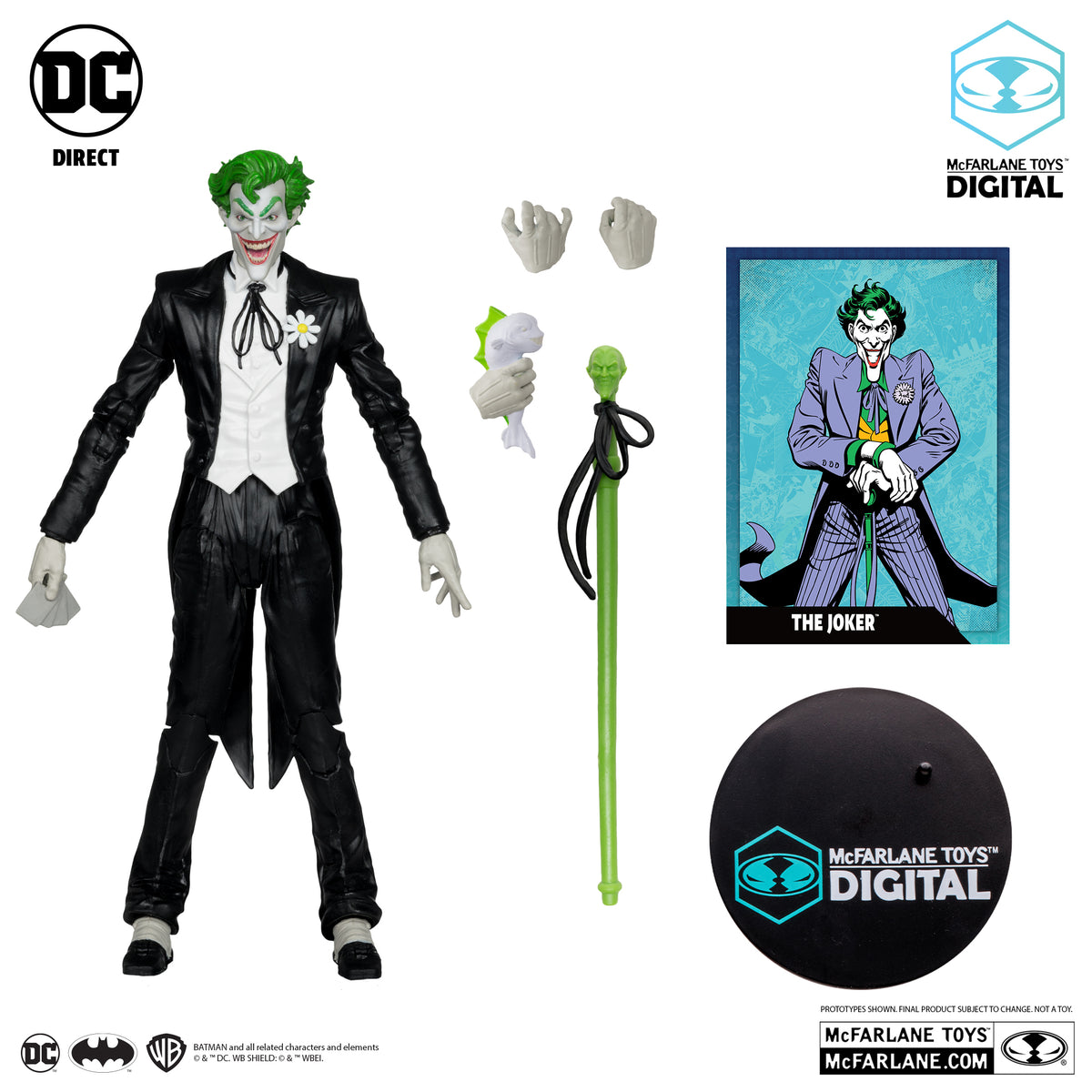 The Joker Silver Age 7" Platinum Edition Figure McFarlane Toys DC Direct