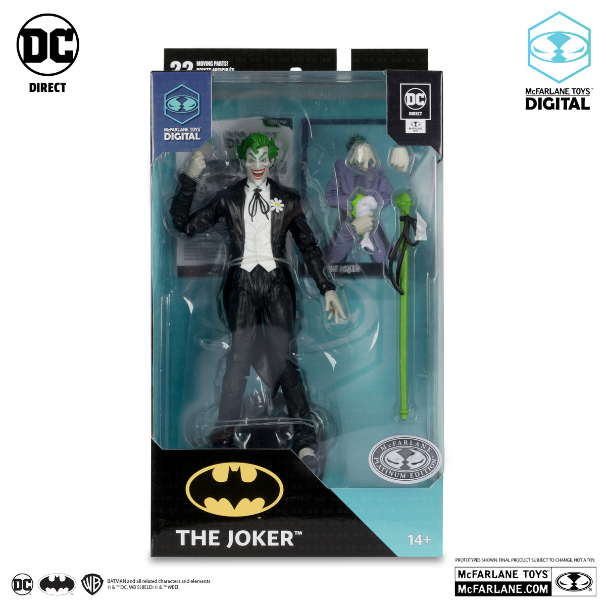 The Joker Silver Age 7" Platinum Edition Figure McFarlane Toys DC Direct