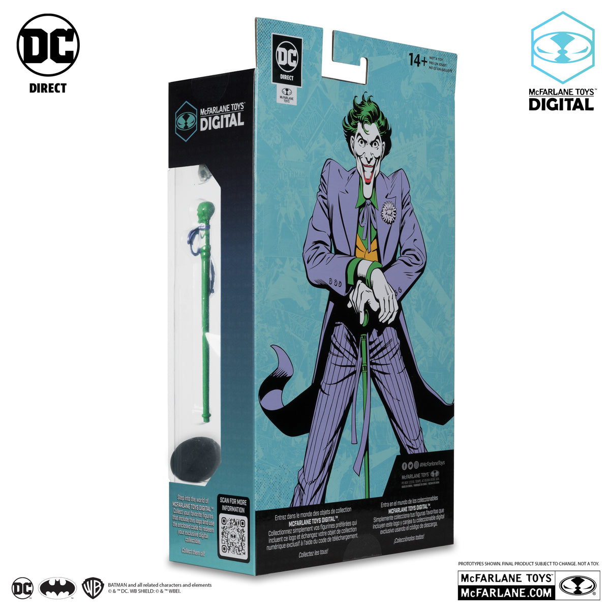 The Joker Silver Age 7" Platinum Edition Figure McFarlane Toys DC Direct