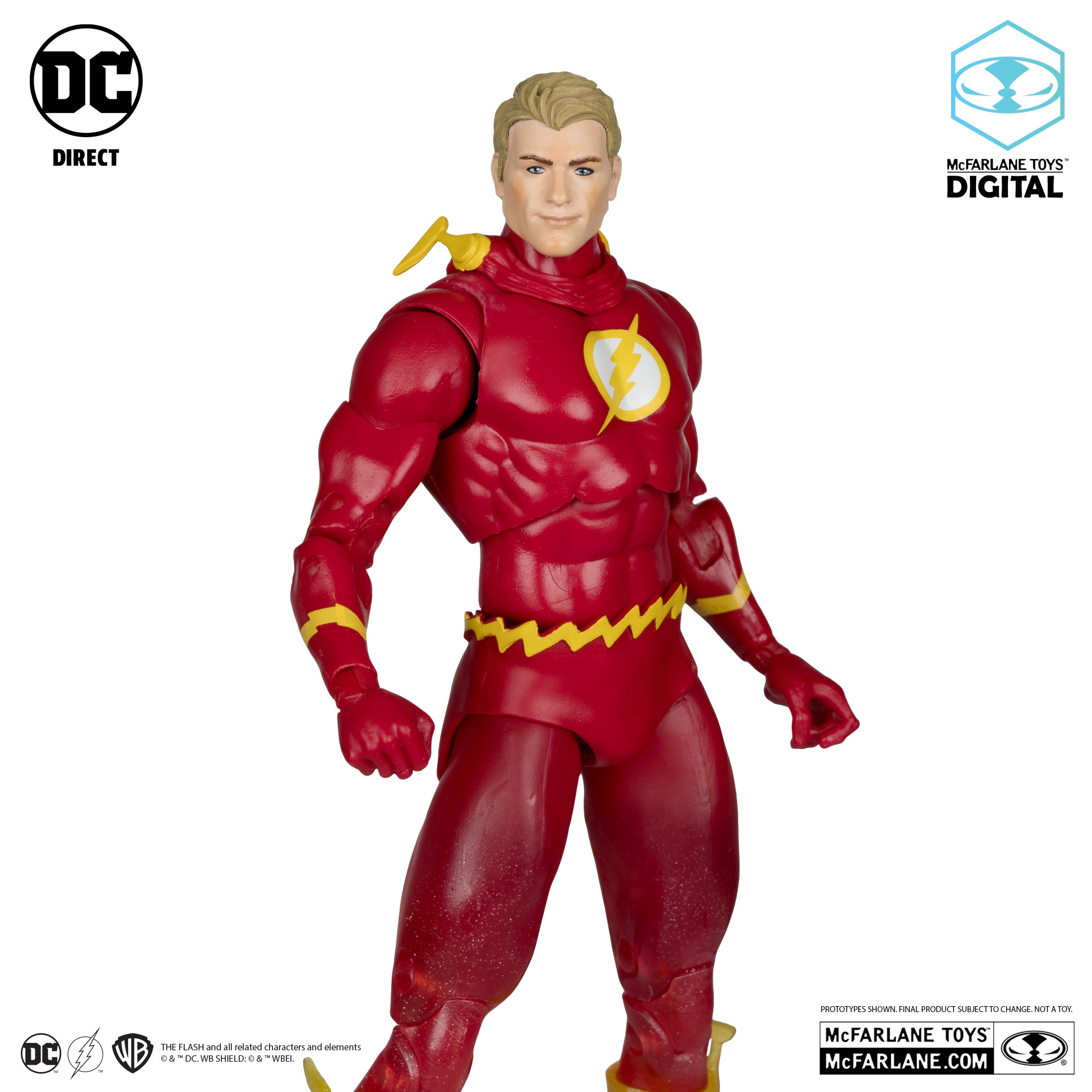 Speed Force The Flash 7" Platinum Edition Figure McFarlane Toys DC Direct