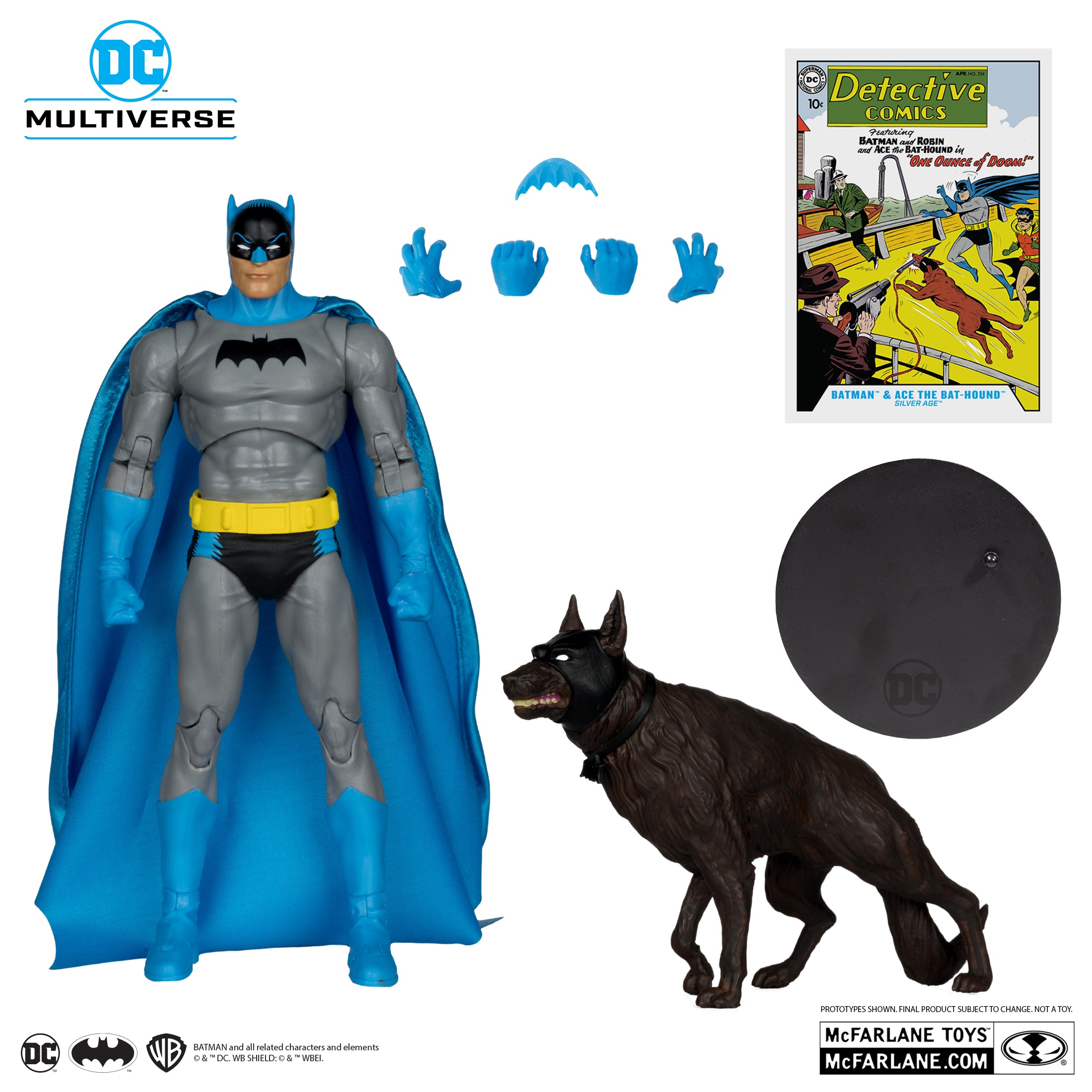 Batman & Ace the Bat-Hound Silver Age DC Multiverse McFarlane