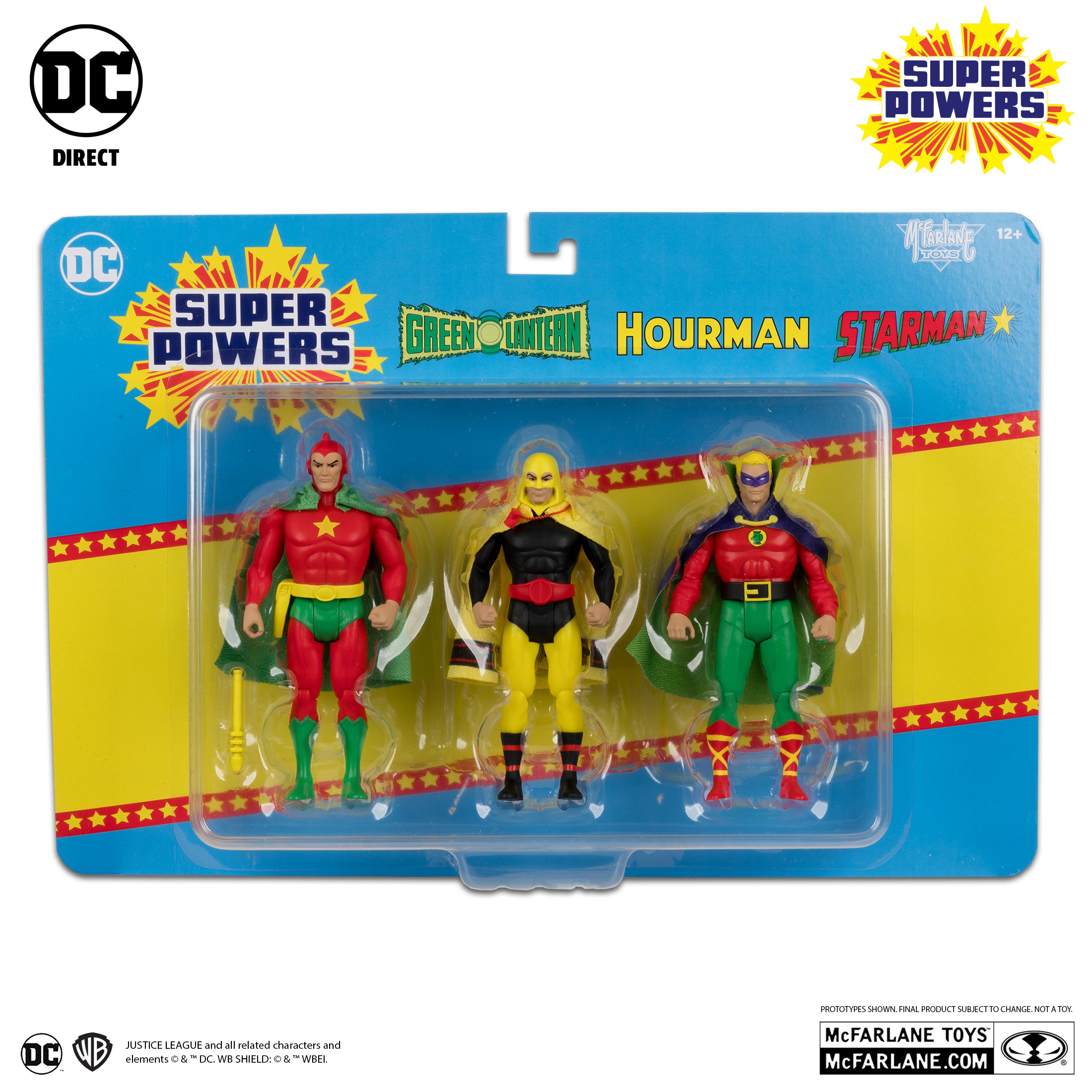 Green Lantern, Hourman, & Starman Figure 3-Pack JSA DC Comics DC Super Powers McFarlane