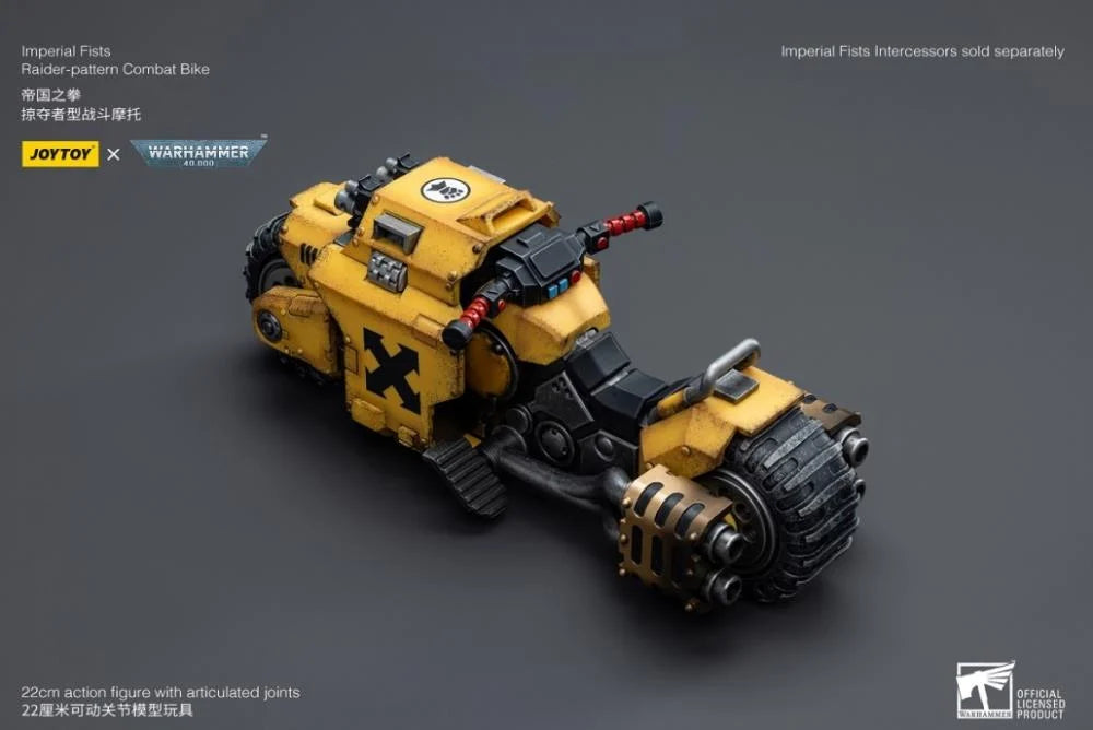 JOYTOY Warhammer 40k - Imperial Fists Raider-Pattern Combat Bike