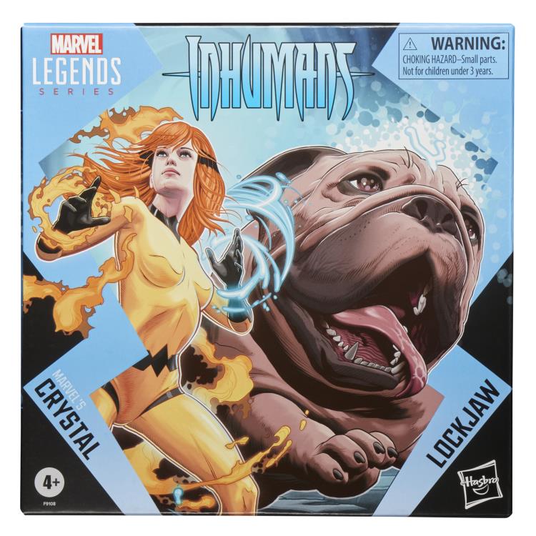 Lockjaw and Marvel's Crystal Figure 2-Pack Inhumans Marvel Legends