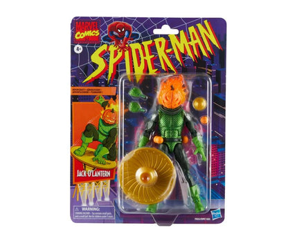 Marvel Legends Spider-Man Retro Card Jack O'Lantern Figure