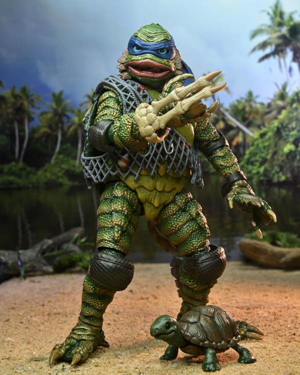 Leonardo as The Creature NECA Ultimate Universal Monsters x Teenage Mutant Ninja Turtles