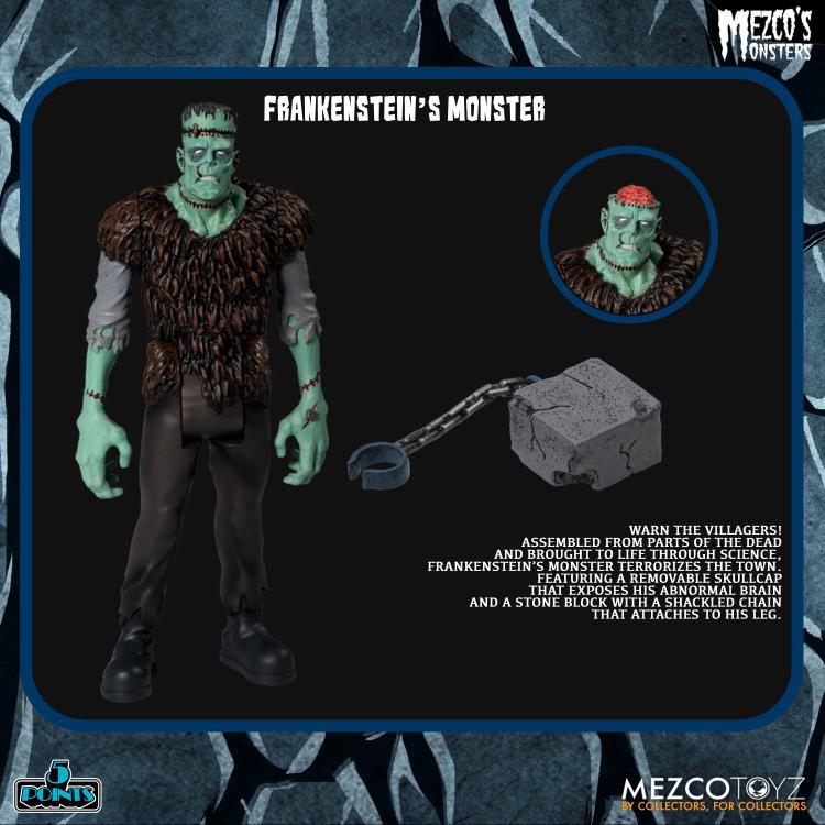 Mezco's Monsters 5 Points - Tower of Fear Deluxe Boxed Set