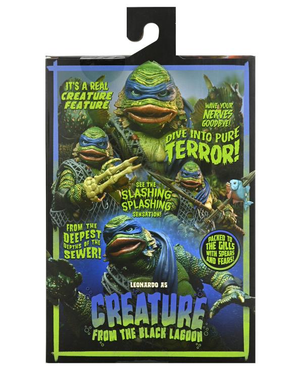 Leonardo as The Creature NECA Ultimate Universal Monsters x Teenage Mutant Ninja Turtles