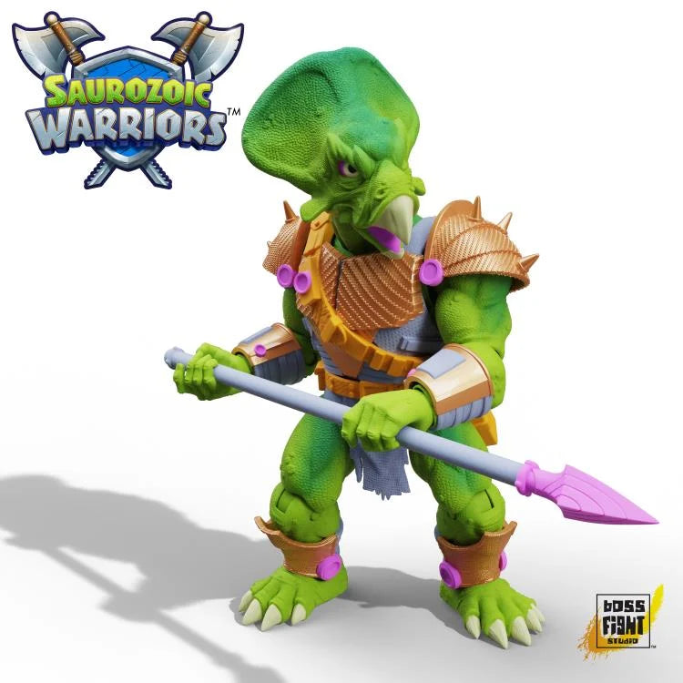 Saurozoic Warriors - Ceratopsian Guard Figure