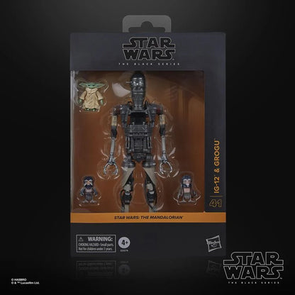 IG-12 and Grogu The Mandalorian Star Wars: The Black Series 6" Deluxe Figure Set