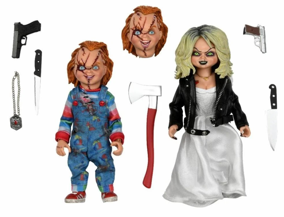 Bride of Chucky - Chucky and Tiffany Clothed Figure Two-Pack