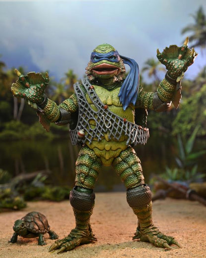 Leonardo as The Creature NECA Ultimate Universal Monsters x Teenage Mutant Ninja Turtles