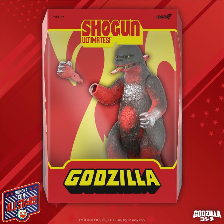 Toho Shogun ULTIMATES! - Shogun Godzilla (Vintage Red) SDCC 2024 Exclusive