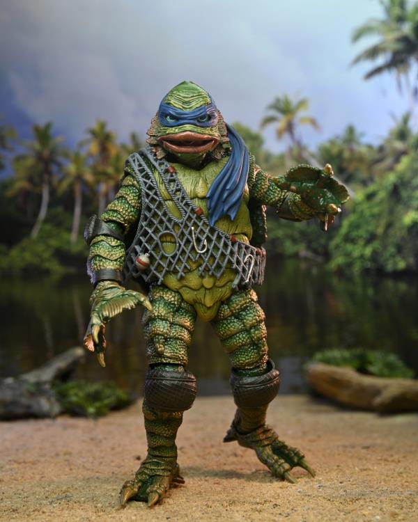 Leonardo as The Creature NECA Ultimate Universal Monsters x Teenage Mutant Ninja Turtles