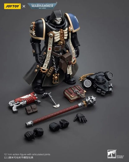 JOYTOY Warhammer 40K - Ultramarines Primaris Chaplain Brother Varus
