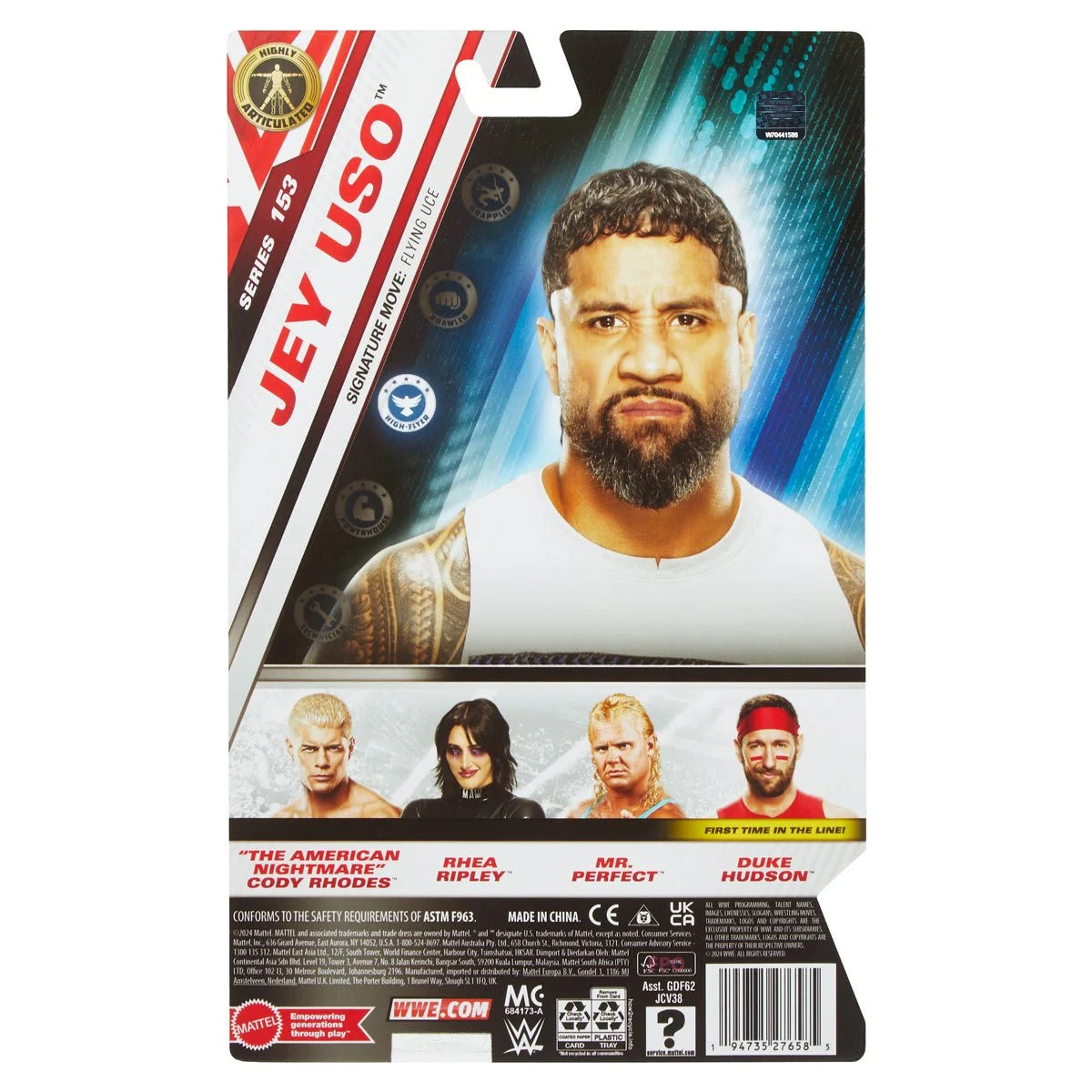 Jey Uso - WWE Main Event Series 153 Action Figure