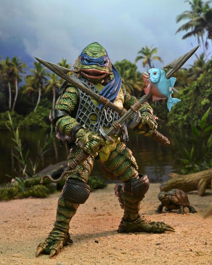 Leonardo as The Creature NECA Ultimate Universal Monsters x Teenage Mutant Ninja Turtles