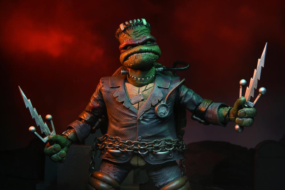 Universal Monsters x Teenage Mutant Ninja Turtles Ultimate Raphael as Frankenstein's Monster Action Figure