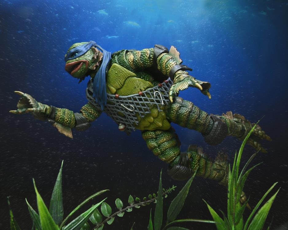 Leonardo as The Creature NECA Ultimate Universal Monsters x Teenage Mutant Ninja Turtles