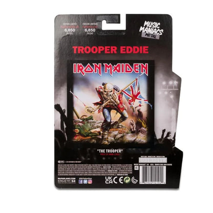 Music Maniacs Iron Maiden Trooper Eddie 6" Figure Limited Edition
