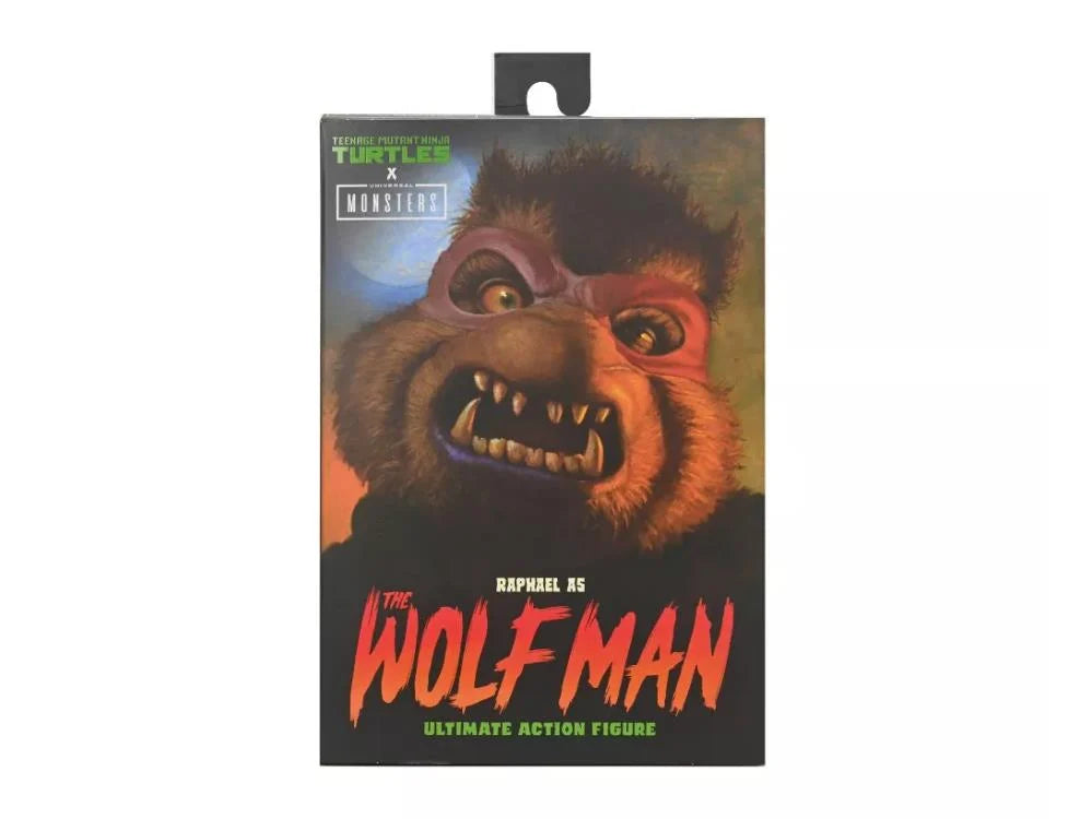 Universal Monsters x Teenage Mutant Ninja Turtles Ultimate Raphael as Wolfman Action Figure