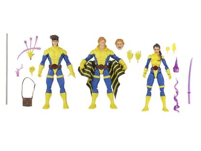 The Uncanny X-Men 60th Anniversary Marvel Legends - Banshee, Gambit, & Psylocke Three-Pack