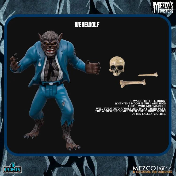 Mezco's Monsters 5 Points - Tower of Fear Deluxe Boxed Set