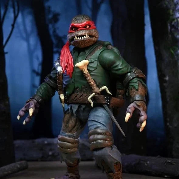 Universal Monsters x Teenage Mutant Ninja Turtles Ultimate Raphael as Wolfman Action Figure