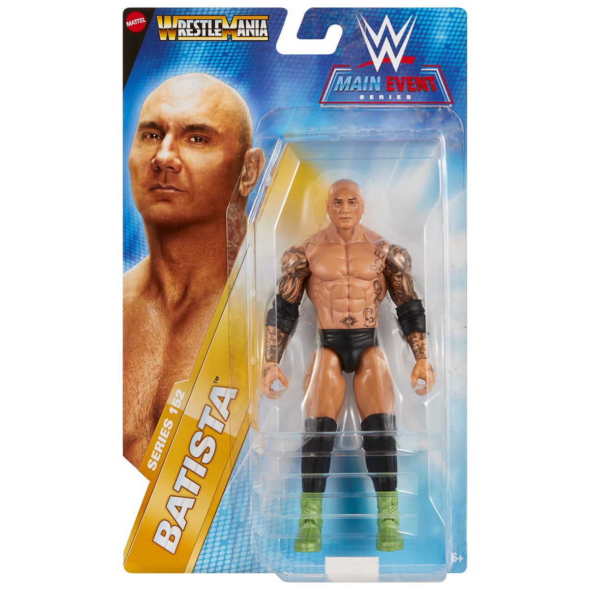 Dave Batista WWE Main Event Series 152 Mattel