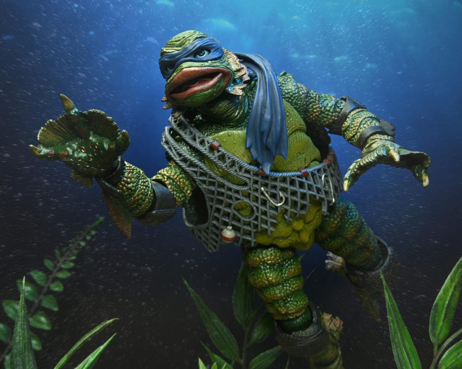 Leonardo as The Creature NECA Ultimate Universal Monsters x Teenage Mutant Ninja Turtles