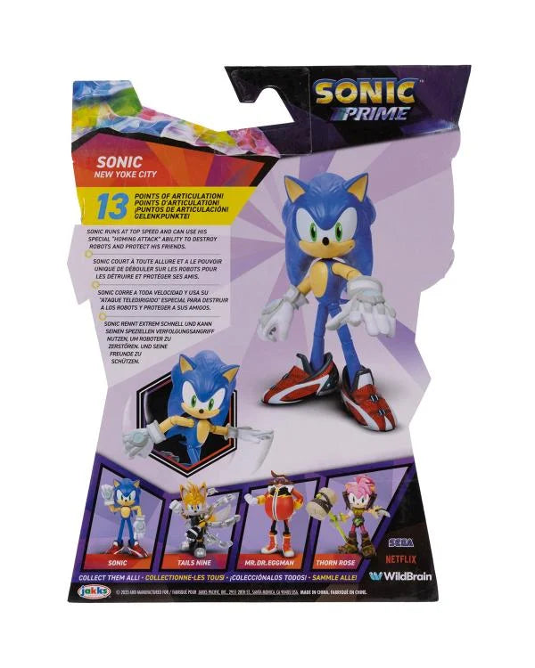 New Yoke City Sonic 5" Figure Sonic Prime