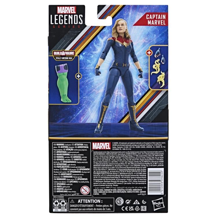 Marvel Legends Captain Marvel The Marvels Totally Awesome Hulk BAF