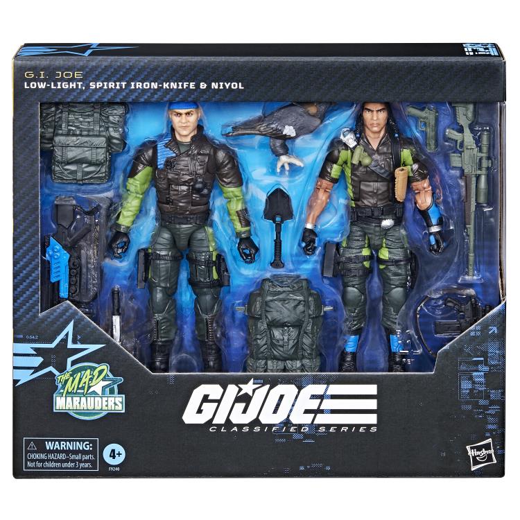 Mad Marauders Low-Light, Spirit Iron-Knife and Niyol G.I. Joe Classified Series