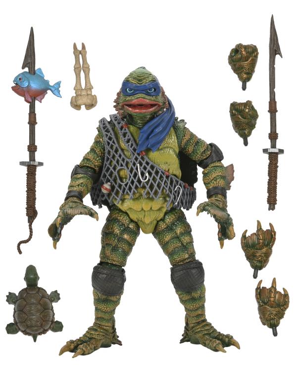 Leonardo as The Creature NECA Ultimate Universal Monsters x Teenage Mutant Ninja Turtles