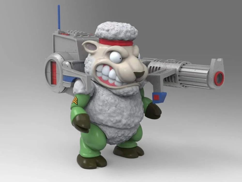 Barnyard Commandos - Sergeant Wooly Pull Over Figure