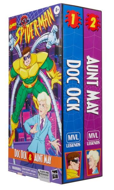 Doctor Octopus & Aunt May - Spider-Man Marvel Legends Exclusive VHS Two-Pack
