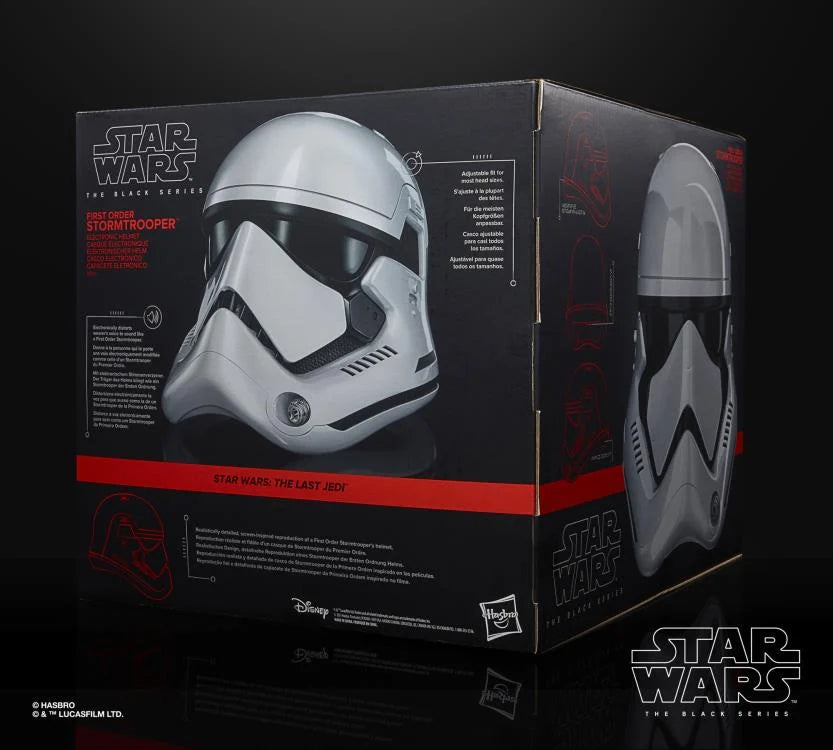 Star Wars: The Black Series - First Order Stormtrooper 1:1 Scale Wearable Helmet (Electronic)