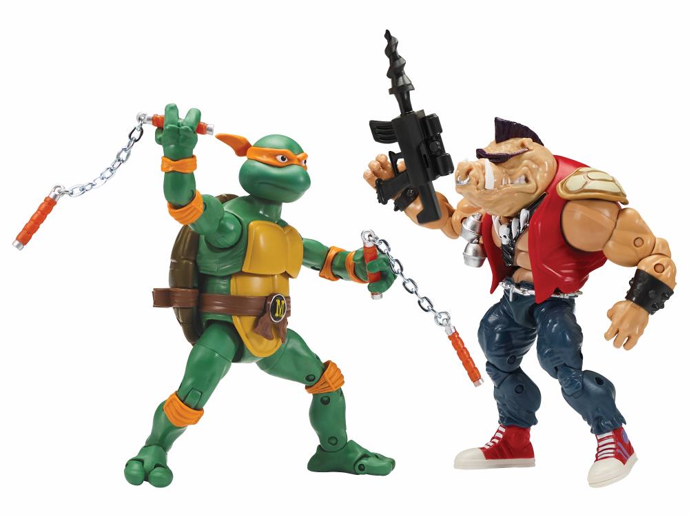 Teenage Mutant Ninja Turtles Classic - Michelangelo Vs. Bebop Two-Pack