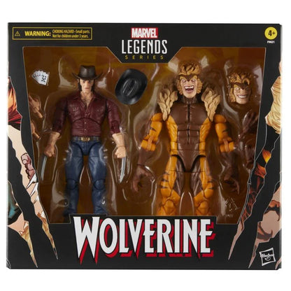Wolverine 50th Anniversary Marvel Legends - Logan and Sabretooth Two-Pack